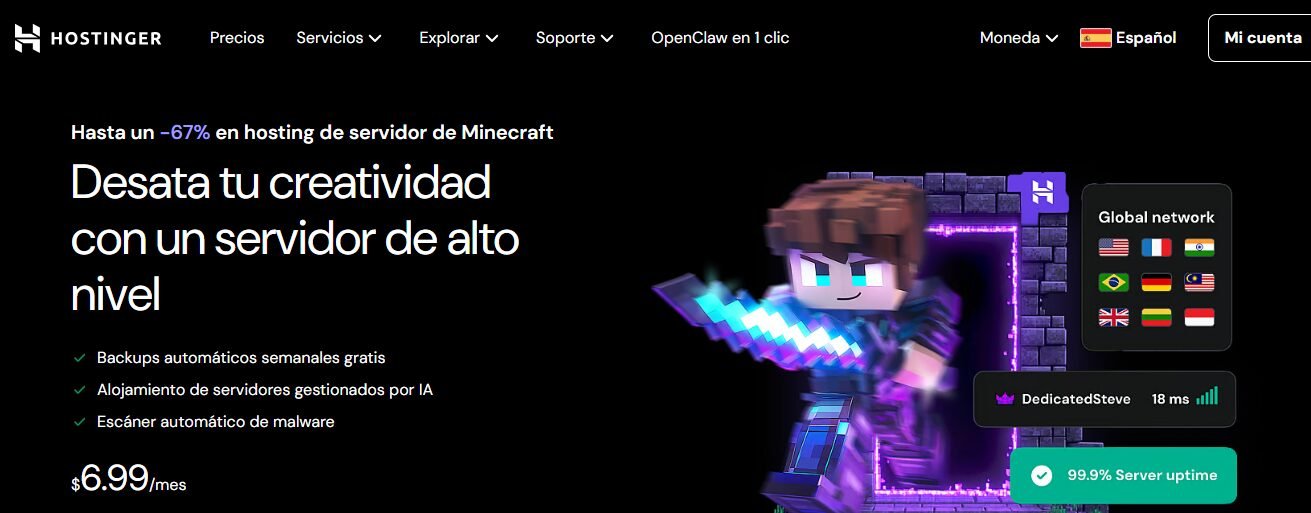 hostinger minecraft review