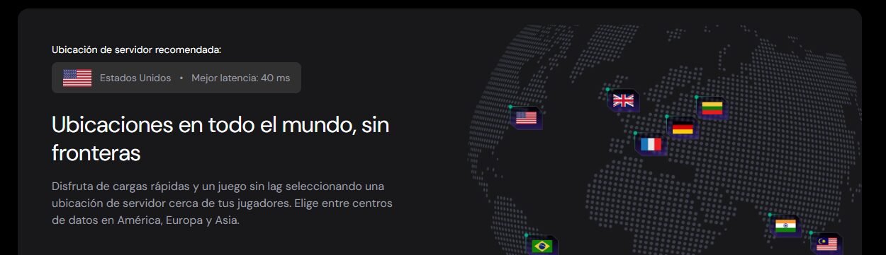 hostinger minecraft ubicaciones