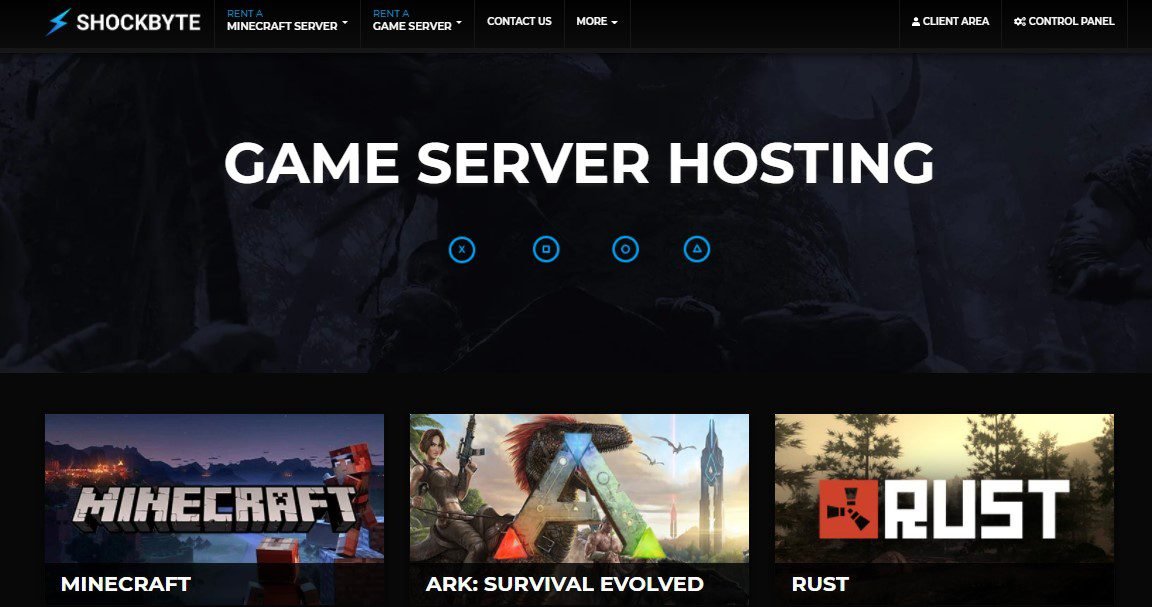 shockbyte server control panel